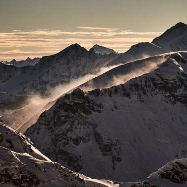 Mountain landscapes of Obertauern